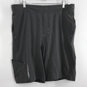 NEW Louis Garneau Cycling Shorts Men's XL Padded Dark Grey Bike Performance NWT